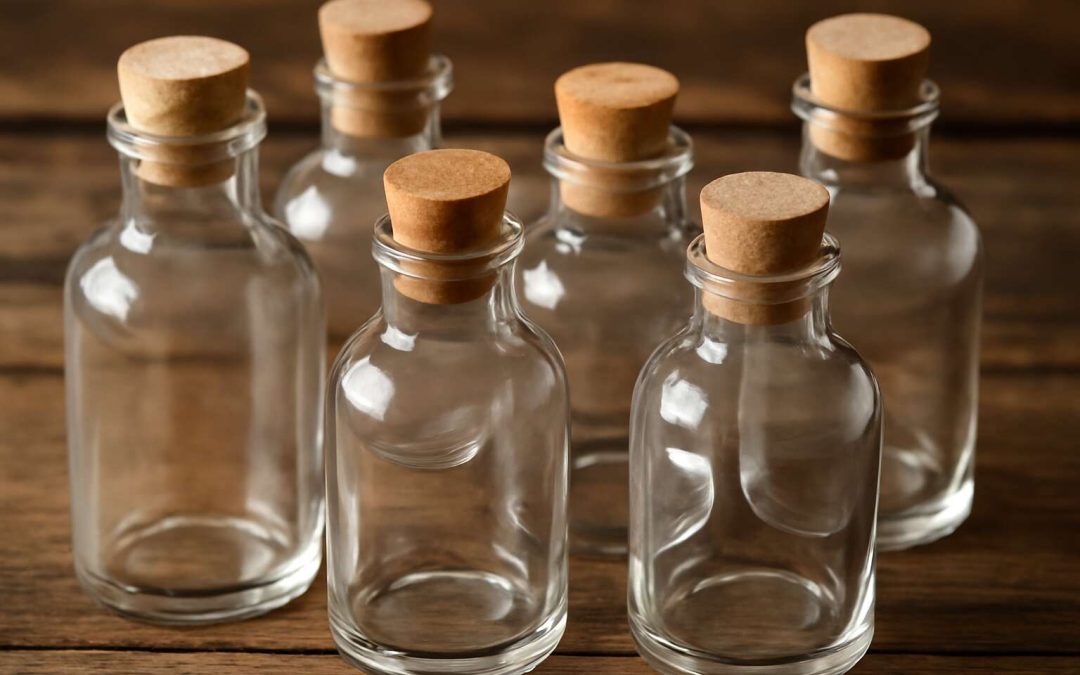 Premium Glass Bottles 6 oz: Perfect for Beverages, Crafts, and Gifts