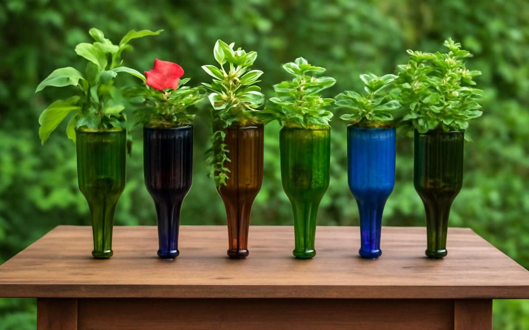 make with glass bottles