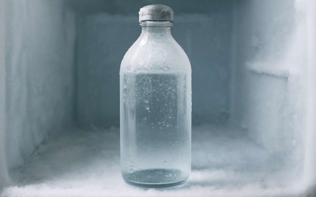 does glass bottles freeze