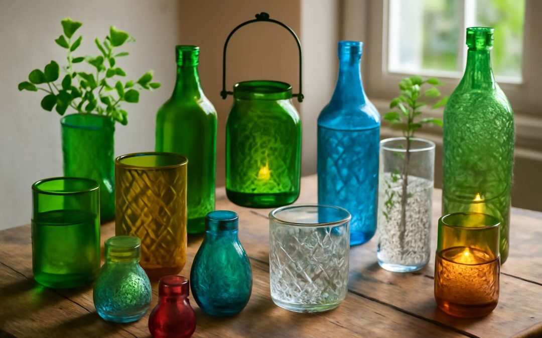 what to do with cut glass bottles