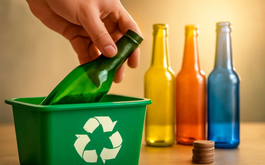 Cash In by recycling glass bottles for money: a quick guide.