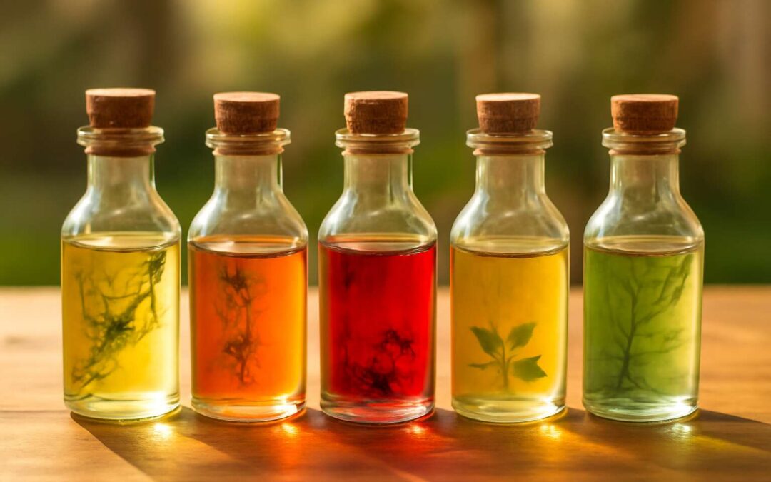 Chic glass bottles with cork lids for stylish storage and gifting