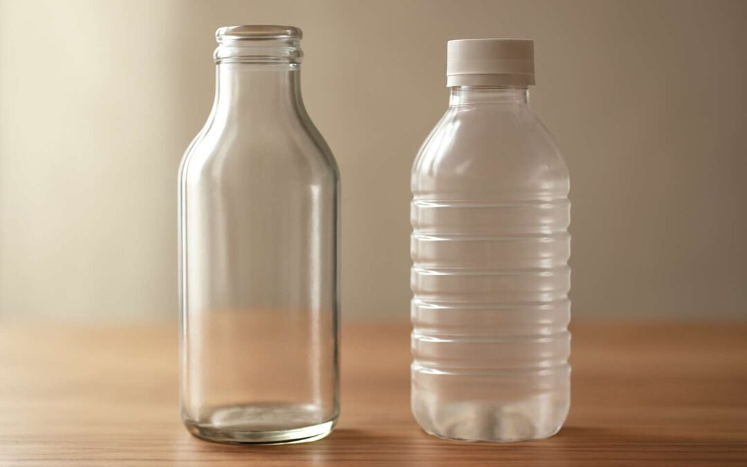glass bottles vs plastic bottles