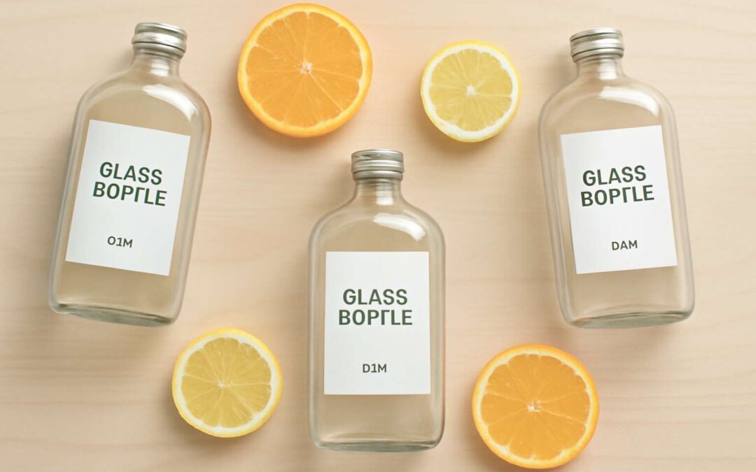 Premium glass bottles 12 oz: perfect for DIY sauces, oils, and gifts.