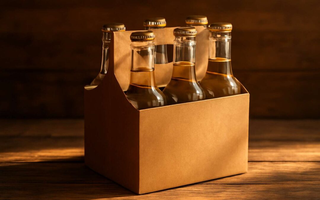glass bottles 6 pack