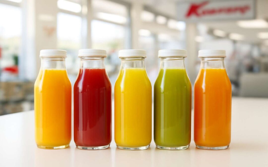 glass juice bottles kmart