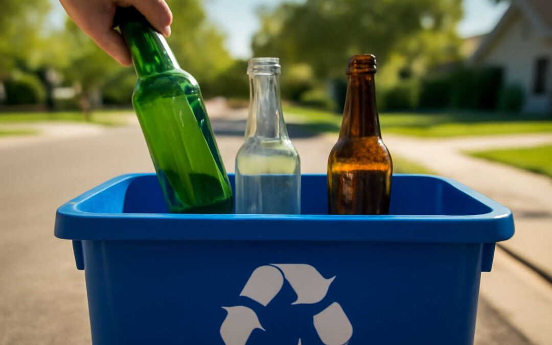 where to recycle glass bottles near me
