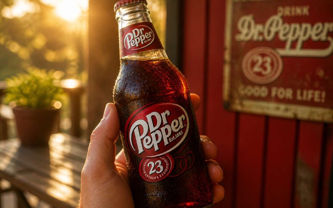 Glass Bottles of Dr Pepper Bring Back That Classic Soda Taste.